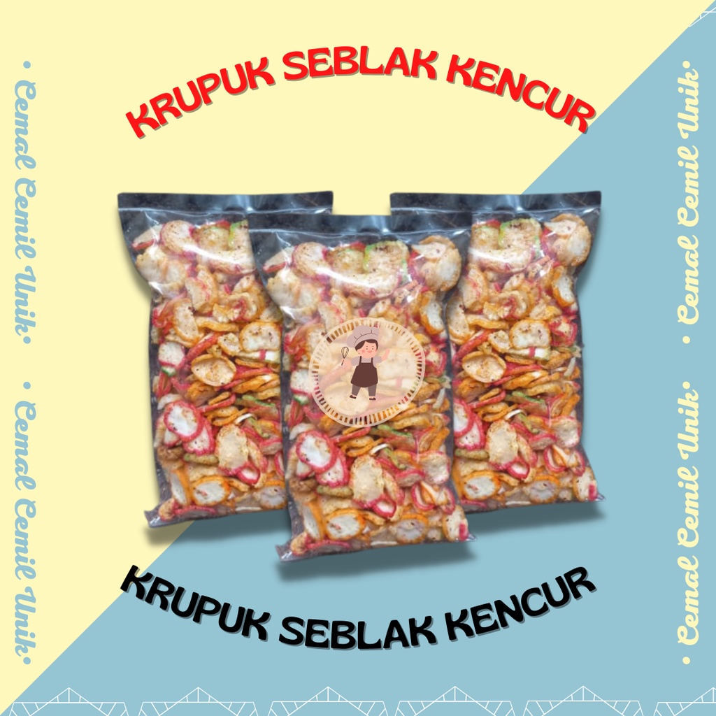 

Camilan Krupuk Seblak Kencur 250 gram