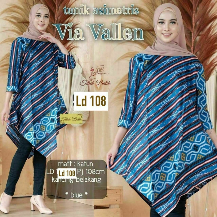 Tunik Batik Via Vallen'