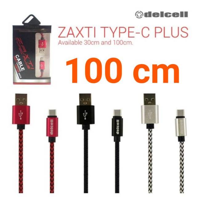 Kabel Data Type C Kabel Charge Type C Delcell Zaxti Type C Original Delcell