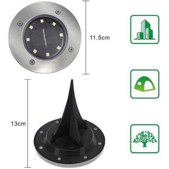Lampu Tanam Taman Solar Tenaga Surya Outdoor LED Waterproof Sensor