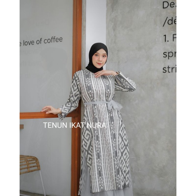 SET SARA ROK TUTU Couple Tenun Baju Kondangan