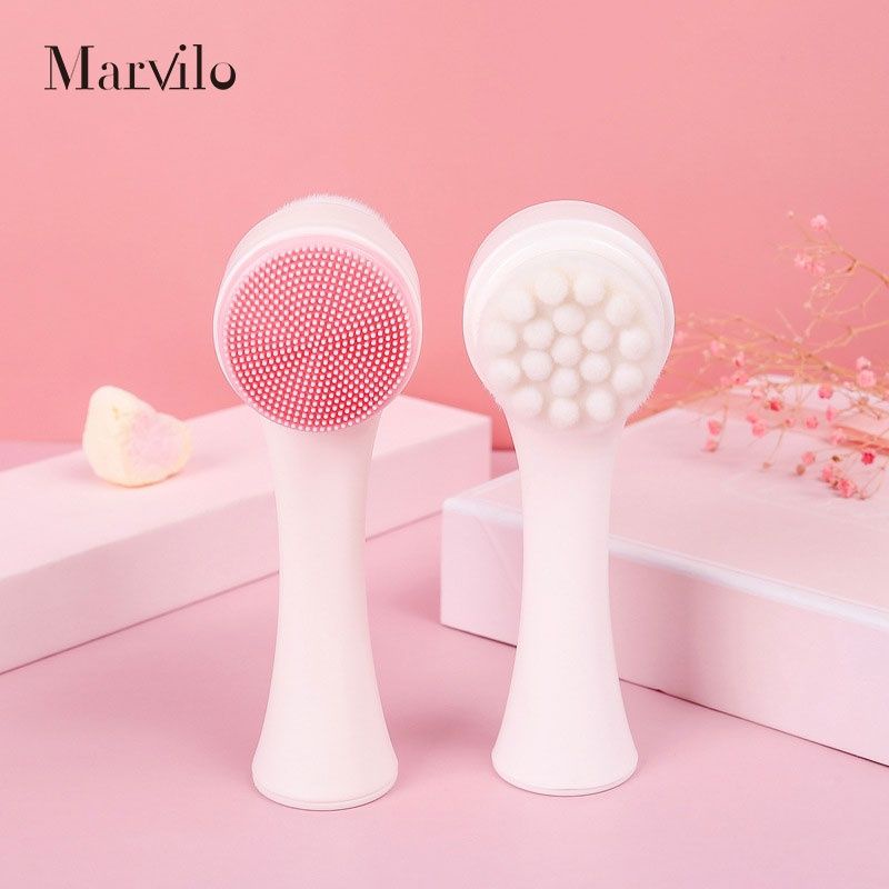 Facial Brush Komedo Alat Pembersih Wajah Bahan Silikon