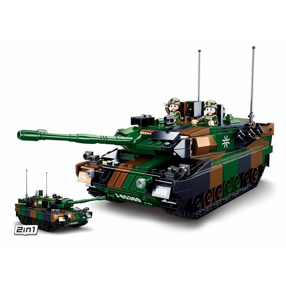 Lego Model Bricks Leopard 2A5 Main Battle Tank M38-B0839 - 766 pieces