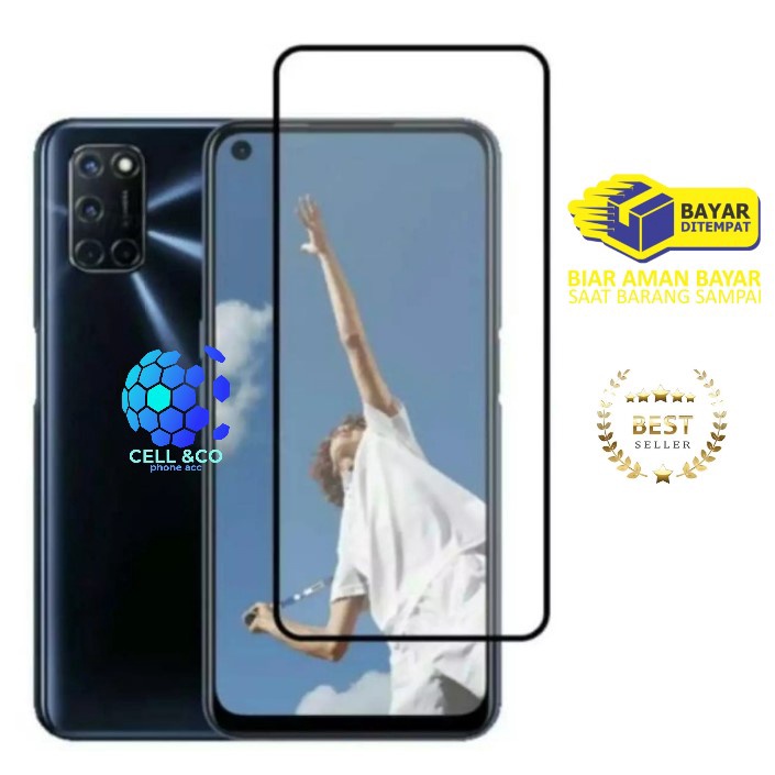 Tempered Glass Full HD OPPO A92 A52 Anti Gores Premium Screen Protector Pelindung Layar OPPO A92 A52