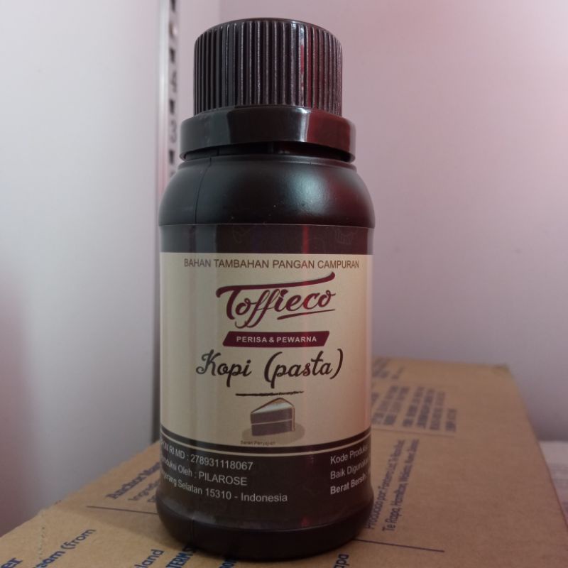 

Toffieco Pasta Coffee / Perisa Perasa Pewarna Kopi 100gr