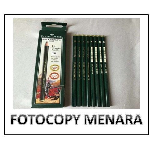 

pensil 2 B faber castell 9000 / pensil 2 B Joyko (SATUAN)