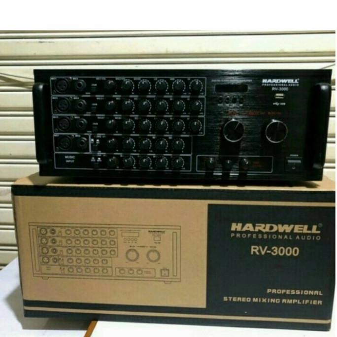 Ampli Hardwell Rv 3000 Amplifier Power Mixer Karaoke Hardwell Rv3000