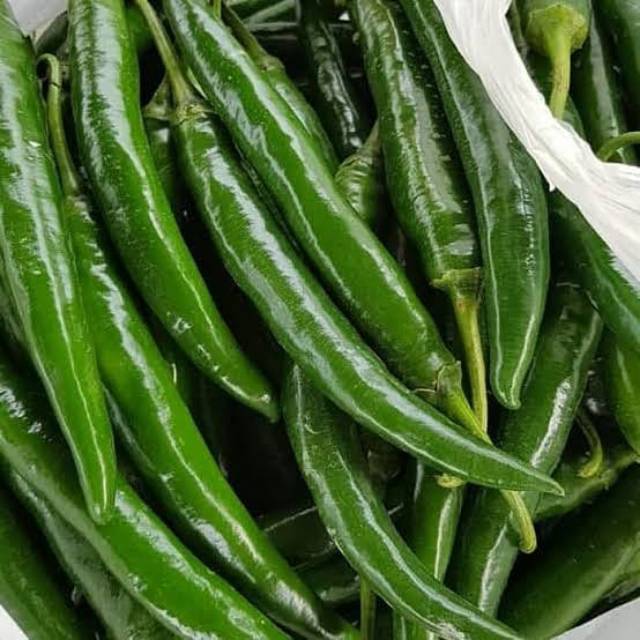 

Cabe cabai hijau besar 250 gr bandung