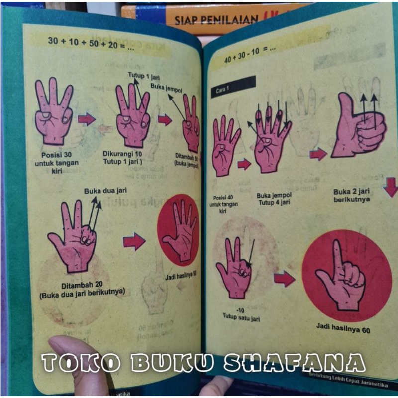 Edisi Lengkap Buku Jarimatika Metode Berhitung Lebih Cepat Untuk Sekolah Dasar ( SD )