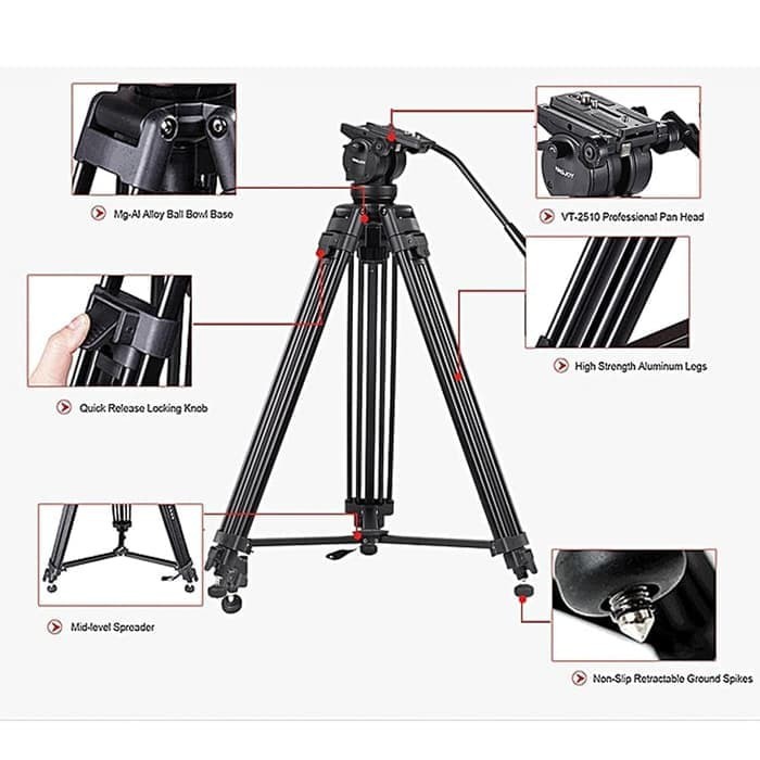 Professional Video Tripod Kingjoy VT 2500L