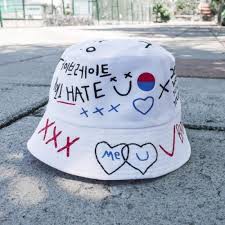 bucket hat/ topi bucket/ topi korea / topi wanita / bucket badas/ topi badas ( SURABAYA )(COD)keren