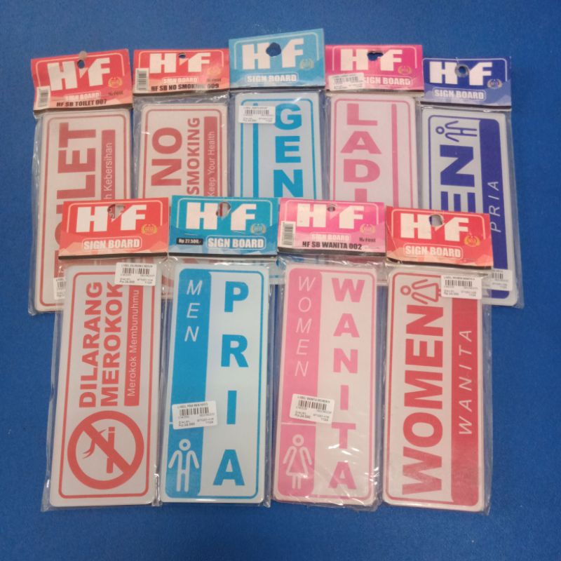 

Label Acrylic Sign Board Kecil Hi-Fest