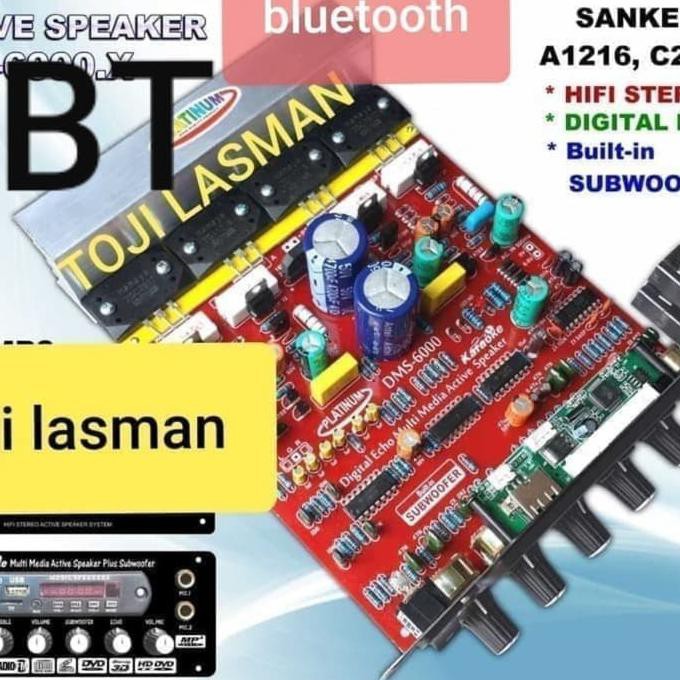 Bluetooth Dms 6000 Power Aktif Speaker Dms6000 Echo Mic Pcb Kit Echo