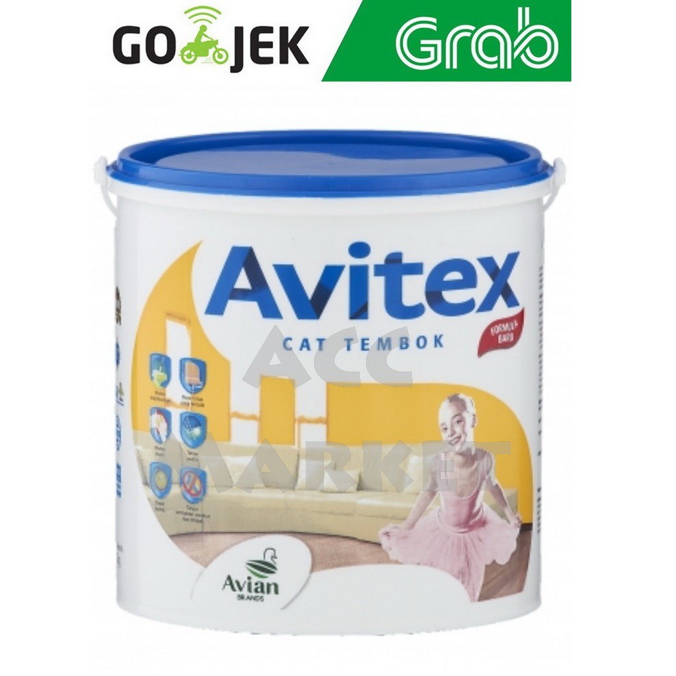 GOJEK Cat Tembok Rumah Avian AVITEX 25 Kg Dinding Interior