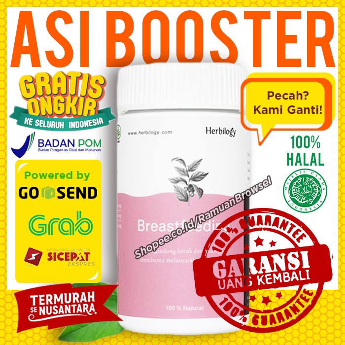 Pelancar ASI Booster Herbilogy Breastfeeding Capsule Isi 60 Kapsul ...