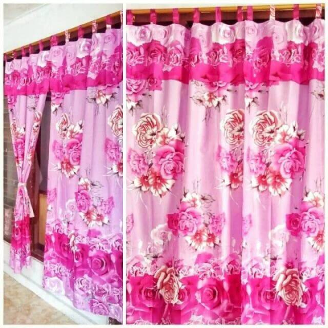 Horden murah/ horden motif, corak bunga horden berkualiats