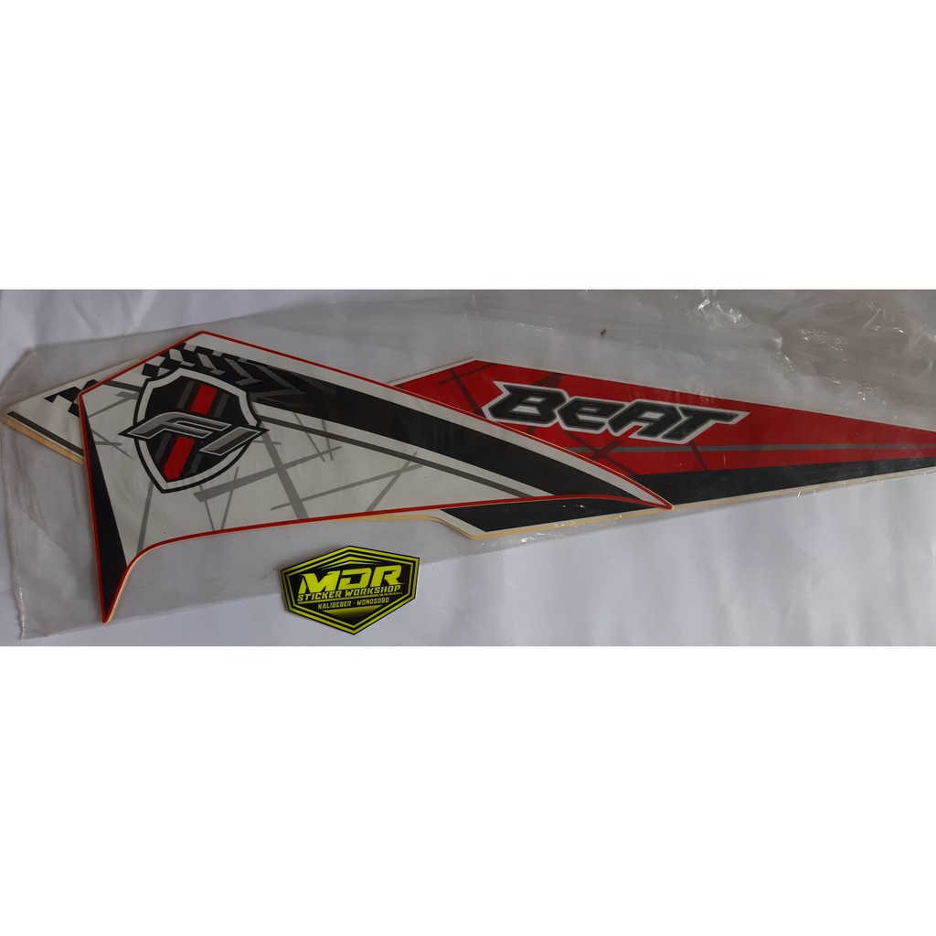 STRIPING BEAT 2017 MERAH PUTIH ORIGINAL