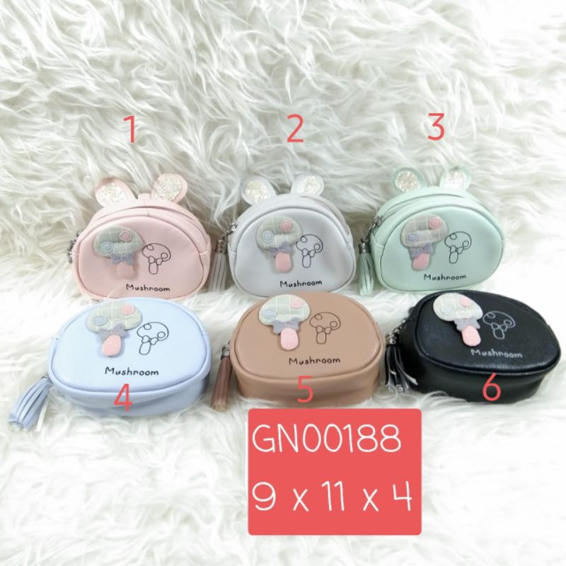 pouch lipstik tempat makeup kecil tas kecil mini bag tas pouch gantung gantungan kunci keychain