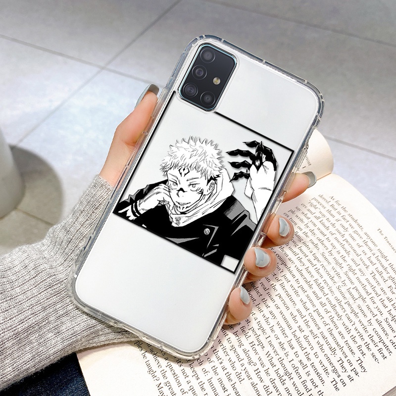 JUJUTSU KAISEN Soft Phone Case For Samsung A12 A21S A30 A20 A31 A32 A50 A51 A52 A50S A30S 4G 5G Clear TPU Anti-fall Cosing