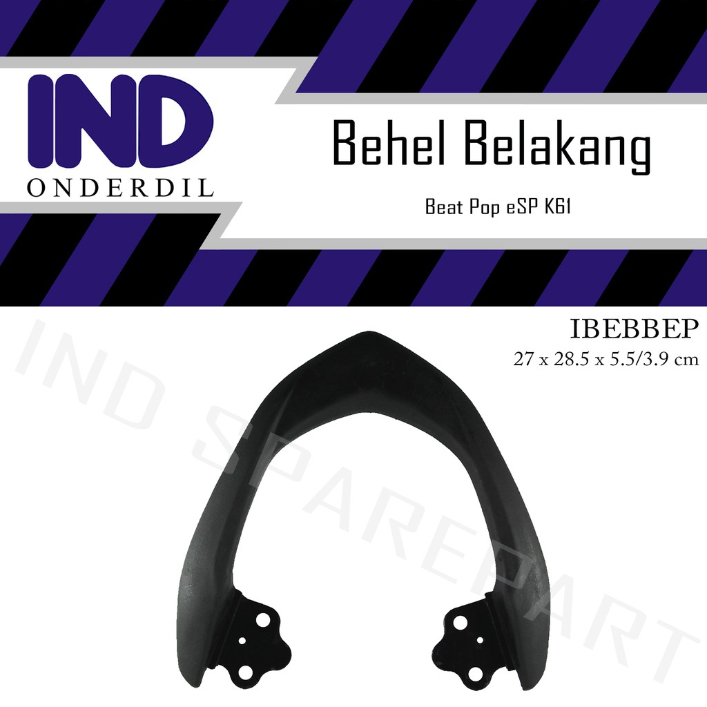 Behel-Begel-Pegangan-Handle Jok-Jox Belakang Honda Beat Pop FI-F1 eSP