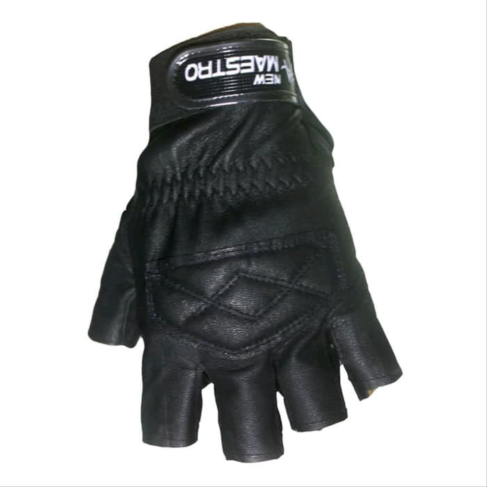 Gloves Sarung Tangan Motor Kulit MONDAY  Half Finger Setengah Jari Keren