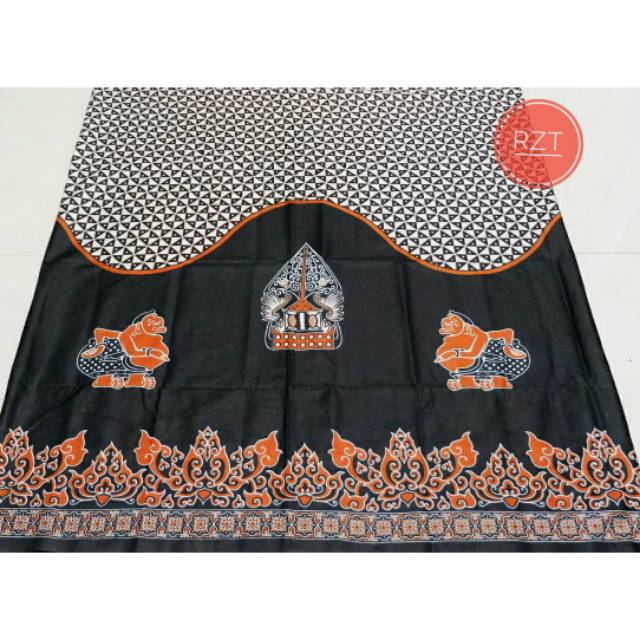 Sarung wayang Gunungan motif semar