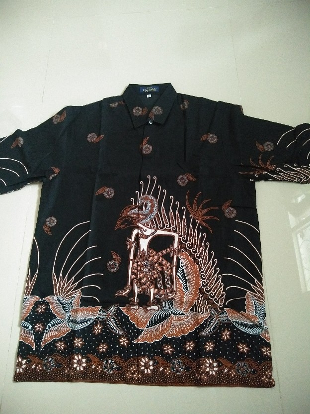Wayang Cungkring Kemeja Batik Pria Solo Panjang Rajasakti Batiksoloamanah 140.000
