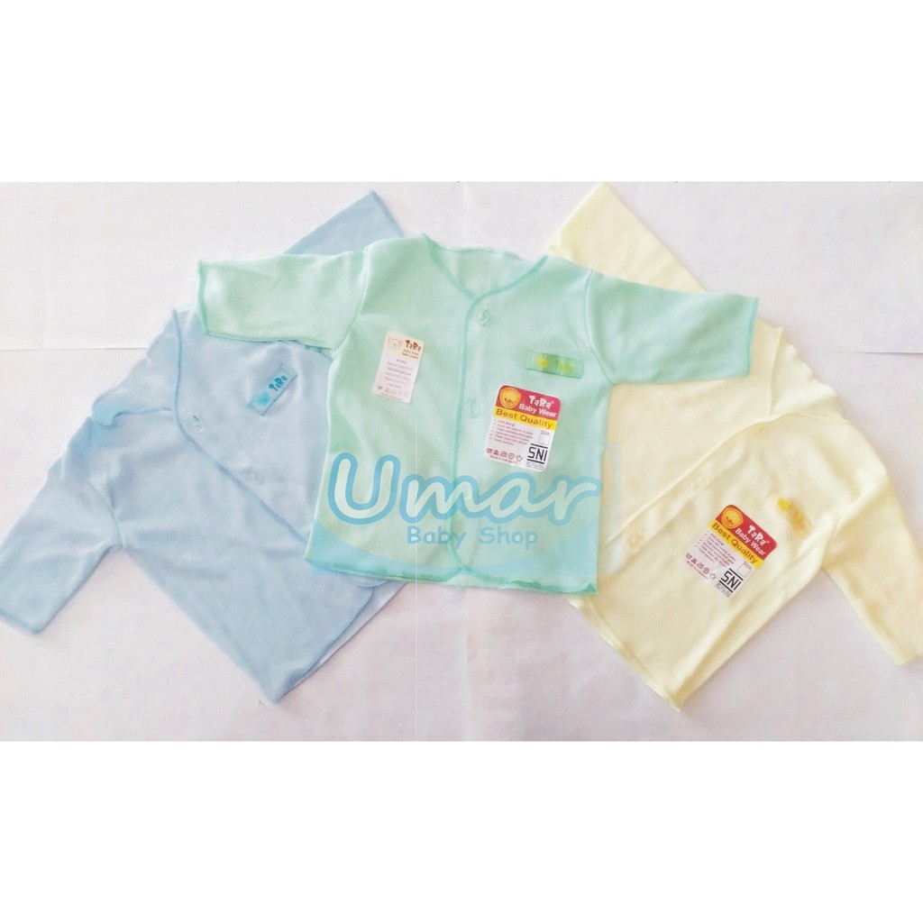 Murah Baju Bayi Lengan Panjang TaRa New Born Warna Polos Murah Baju Bayi Lengan Panjang TaRa New Born Warna Polos