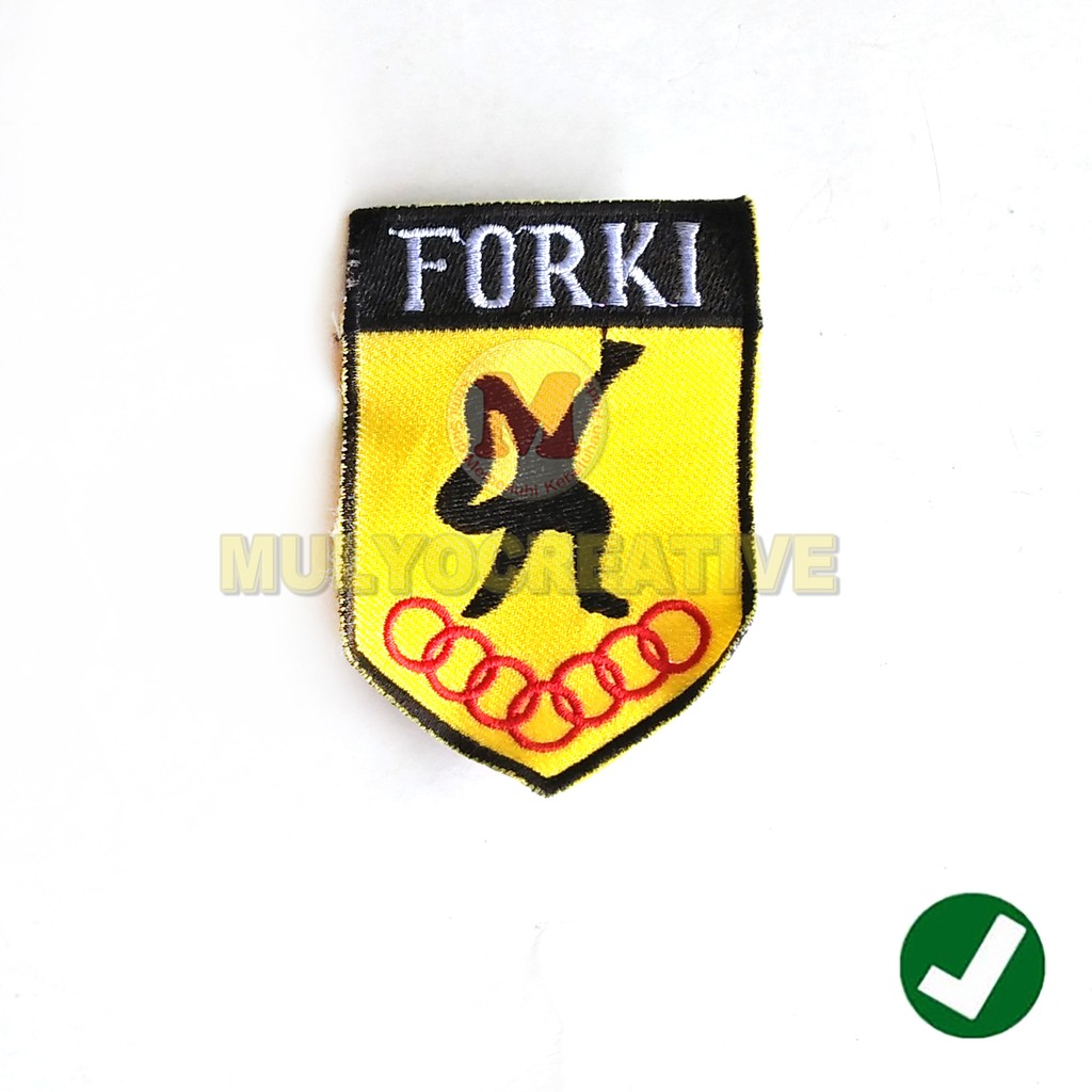 Bordir Logo Forki Bet Bordir Logo Federasi Karate Indonesia