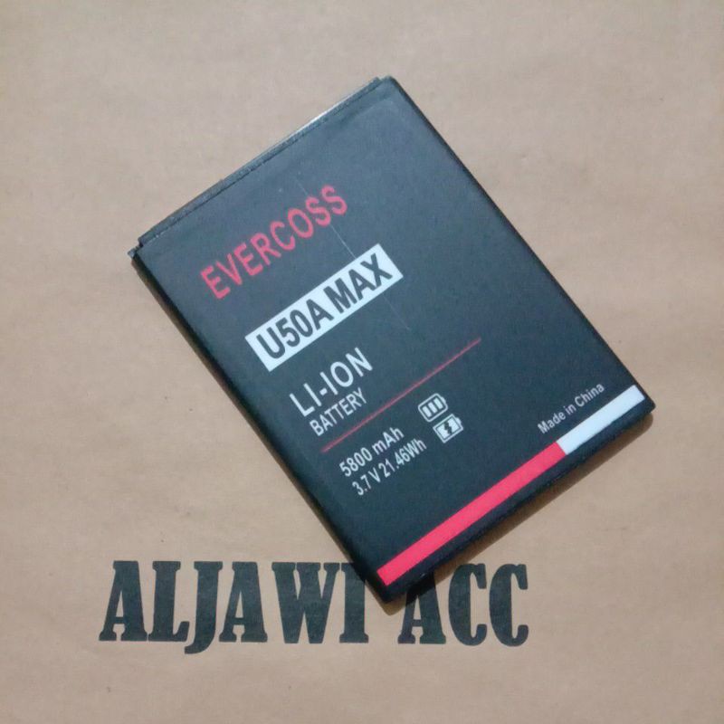 BATERAI BATTERY CROSS EVERCOSS U50A MAX ORIGINAL BATTERY