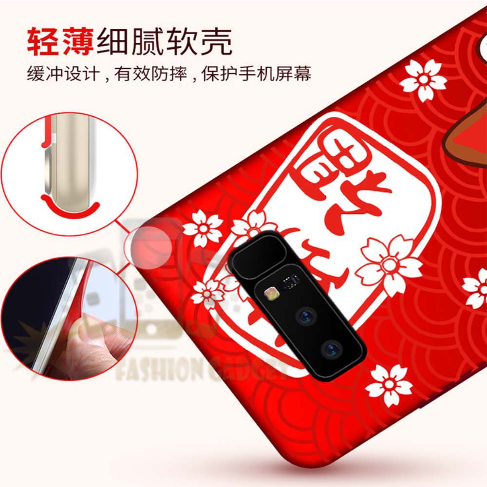 ANTI CRACK Oppo F3 Plus Casing R9S Plus Lucky Cat Case Oppo F3+ 3D Maneki Neko Kucing Hoki / Silikon