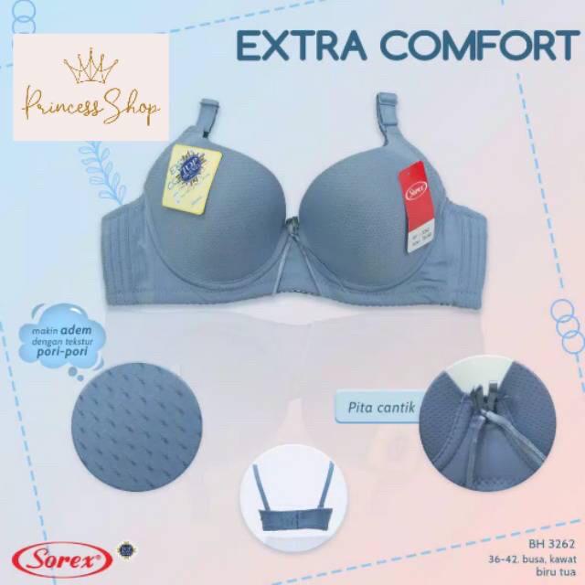 Bra Sorex Kawat 3262 / Bh Sorex Kait 3 Cup Besar 36-42 / Bh Sorex Original Cup Full | ara98store Sorex Bra Extra Comfort Busa Sedang Kawat Kait 3 Setara Cup B-C BH 3262Bra Sorex Kawat 3262 / Bh Sorex Kait 3 Cup Besar 36-42 / Bh Sorex Original Cup Full