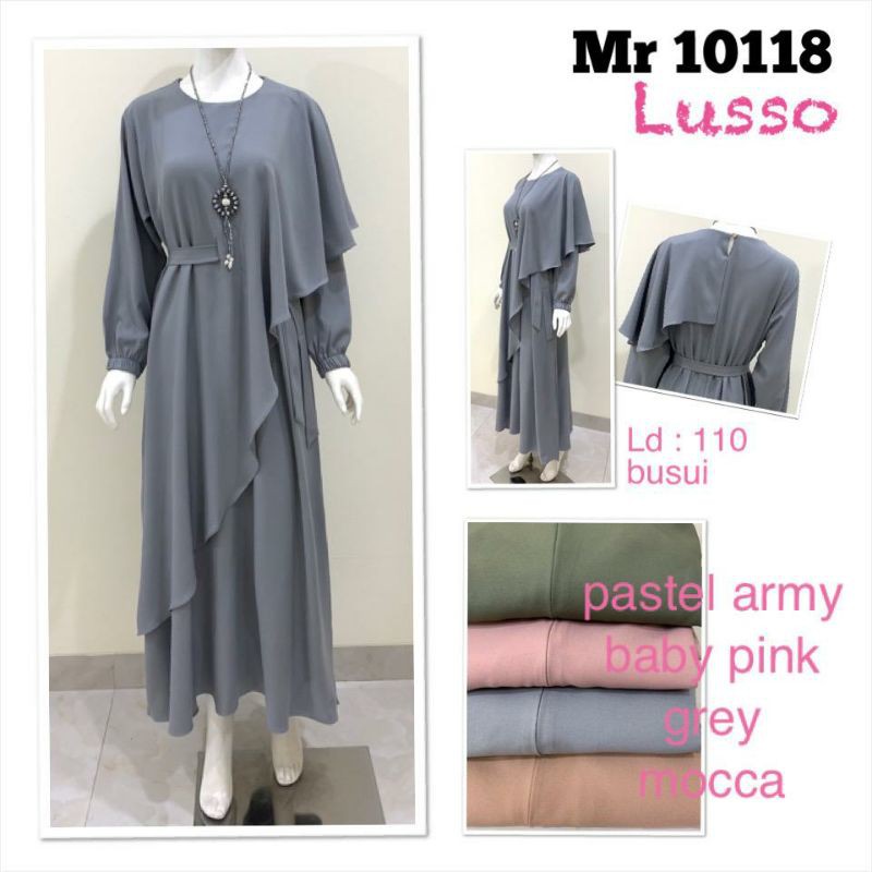 baju gamis wanita moscrepe terbaru/baju gamis wanita muslim modern