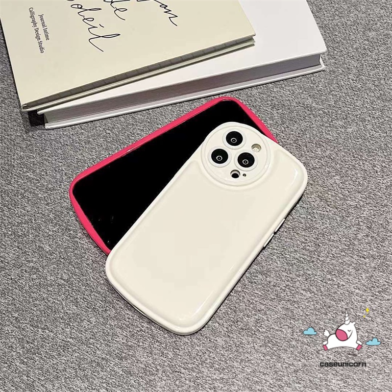 Soft Case Warna Polos Untuk iPhone 11 14 13 12 Pro MAX XR X XS MAX 7 8 6 6S 14 Plus SE 2020