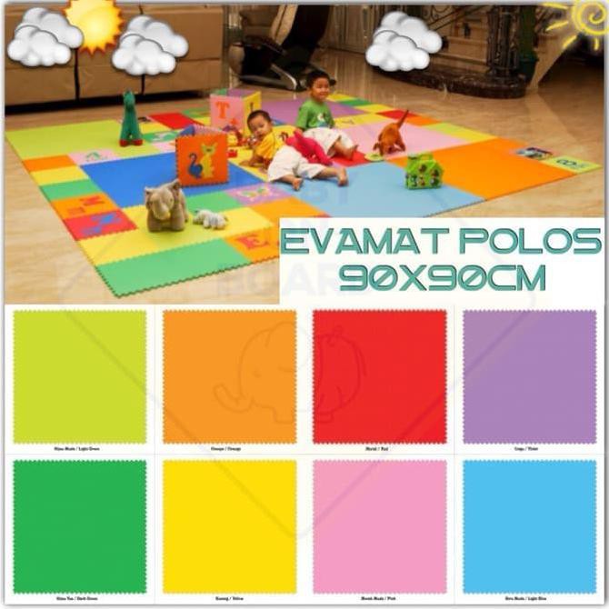 Evamate 90X90/Karpet Puzle /Playmat Bayi /Matras Bayi Sajidin73