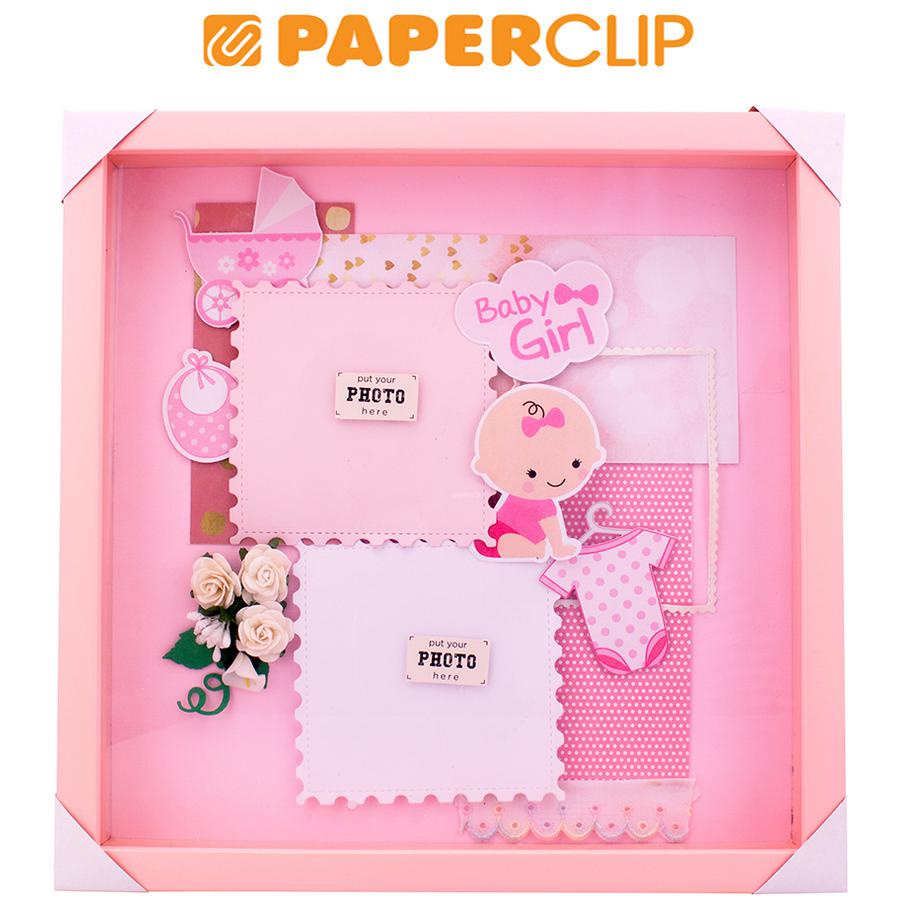 

SCRAPFRAME 30 X 30 CM BABY PINK