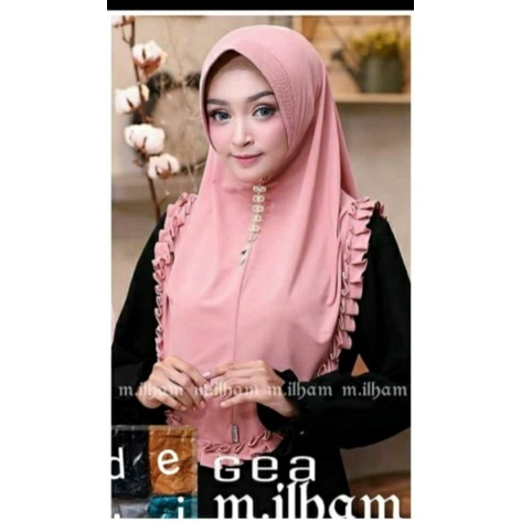 JILBAB INSTAN POLOS REMPEL ori BY DNJ