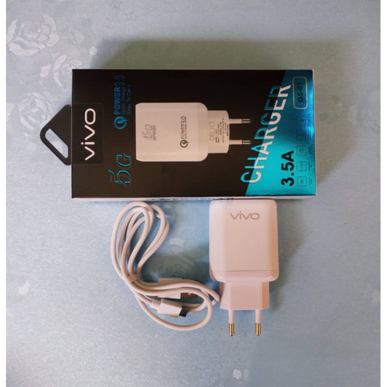 (MH)-Charger VIVO 5G Power 3.0 G5-01 Tipe Micro dan Type C