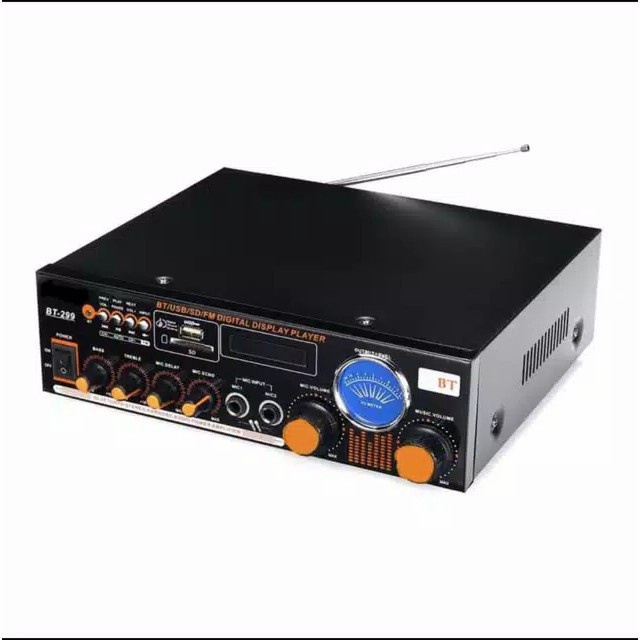 COD Power amplifier Fleco BT-299 Ac dan DC Ampli Bluetooth BT 299//AMPLI KARAOKE//AMPLI SALON AKTIF//AMPLI MURAH