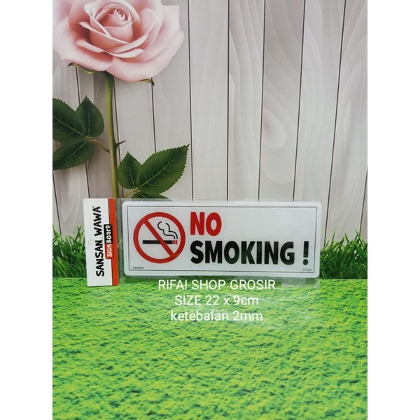 

NO SMOKING SIGN BOARD MURAH BERKUALITAS