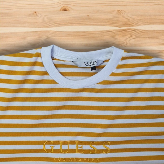 guess david yarn dye tee