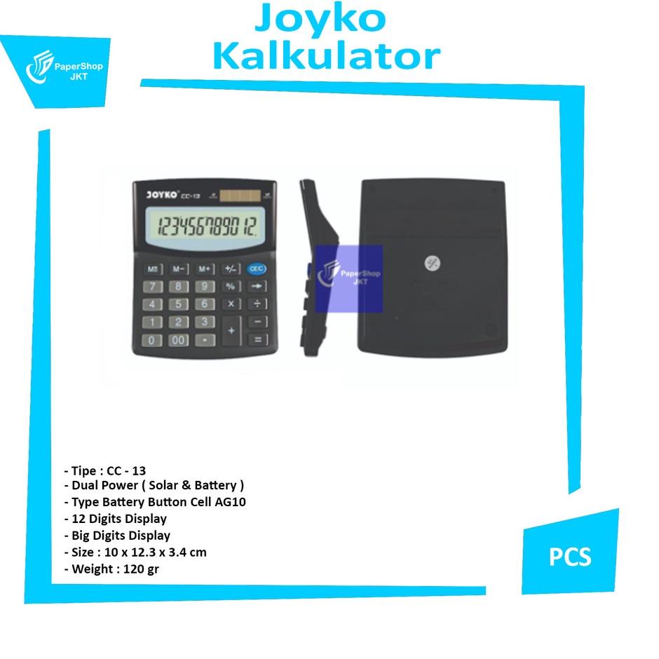 

Trend - JOYKO - Calculator - Kalkulator CC-13 - 12 Digits - Pcs