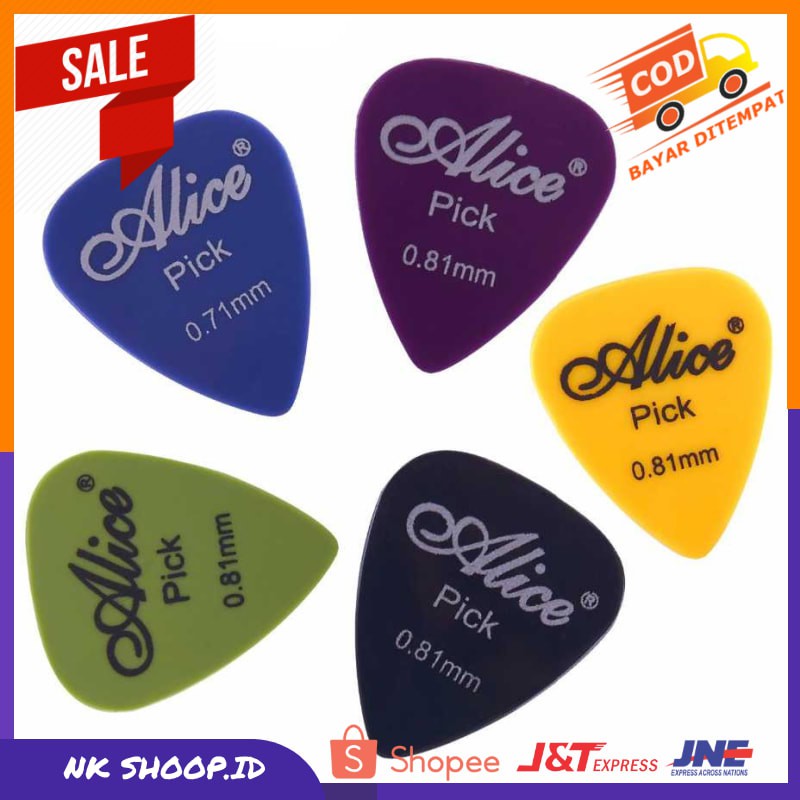 Pick Gitar Guitar Akustik / Pik Gitar Alice isi 12 Pcs