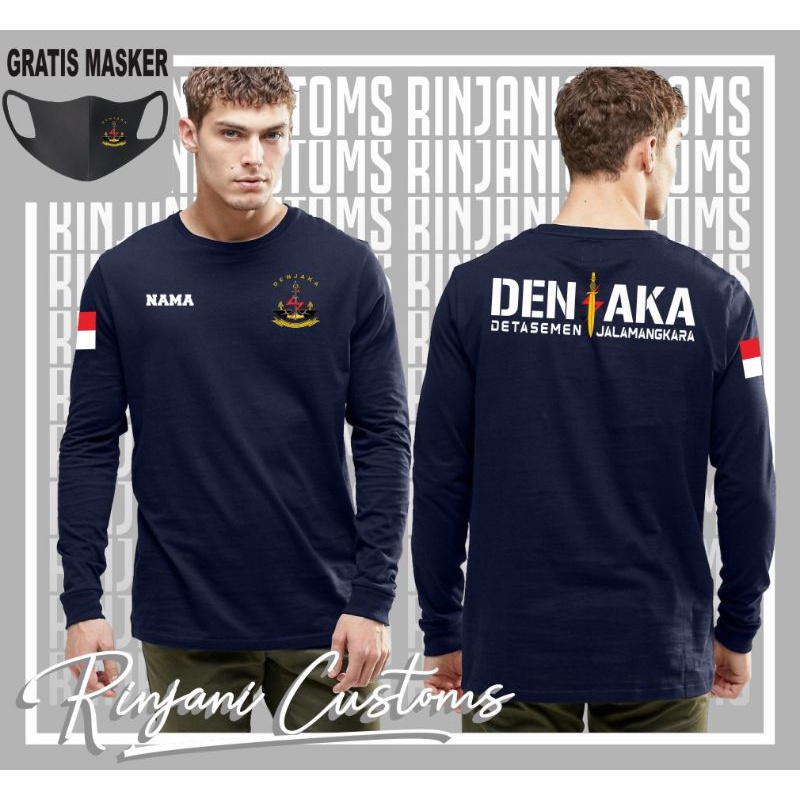 KAOS DENJAKA-KAOS DENJAKA TANGAN PENDEK-KAOS DENJAKA TANGAN PANJANG GRATIS NAMA