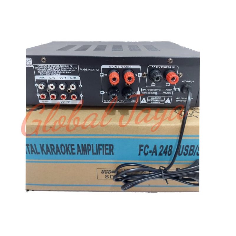 amplifier JACK RODWELL FC- A 248 digital amply FC A248 amply mixer FC A-248 / mixer amplifier / sound system audio / mixer sound sistem / amply karaoke / amply toa / amply masjid / amplifier musholla