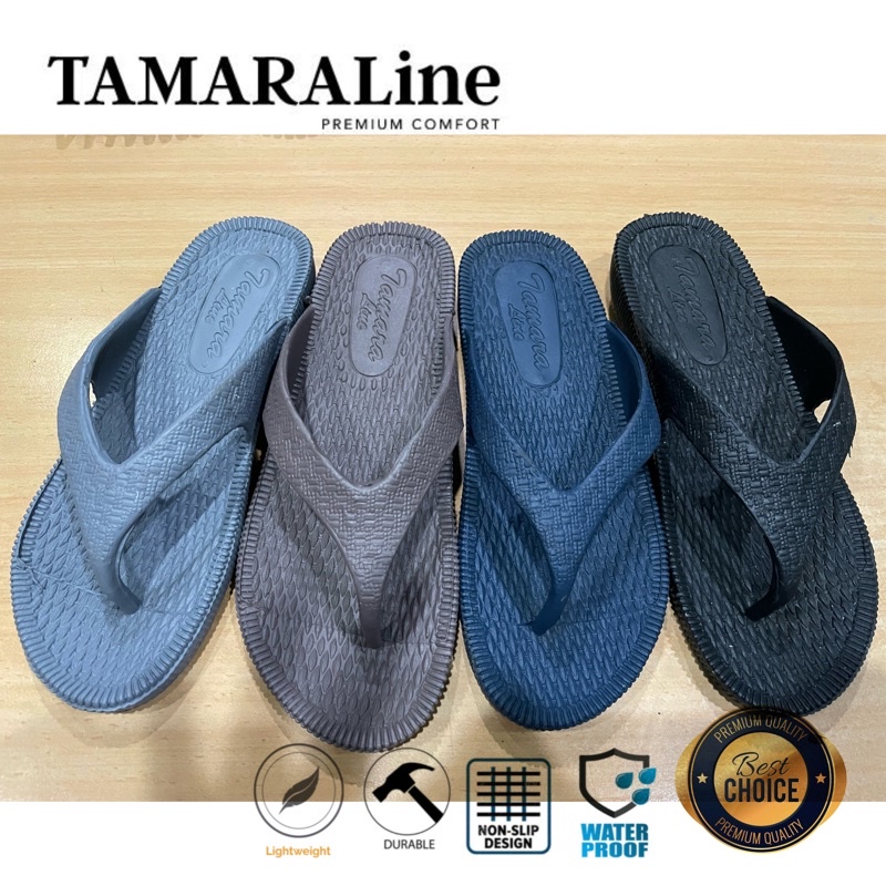 Sandal Jepit Karet Wanita Dewasa / Remaja - TAMARALINE 138 / Bahan Premium Lentur Empuk Ringan Kuat Anti Slip Anti Air / Model Sandal Casual Santai Rumah Hotel Outdoor Kamar Mandi Murah Original