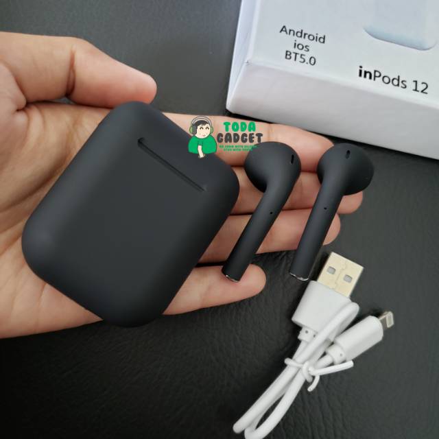 Inpods12 tipe Simple Edition BLACK