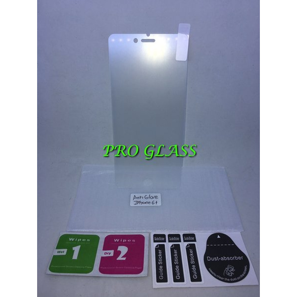 Diskon Iphone 6 PLUS - 6s PLUS Anti GLARE - DOFF - Anti Fingerprint Tempered Glass
