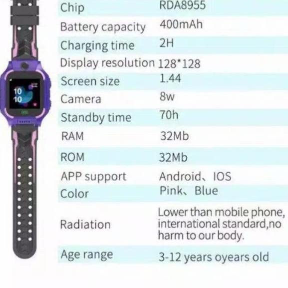 EXCLUSIVEJam Tangan Imo Anak Anti Air Z5 / Z6 Gps Tracker Sos Termurah imei - D68 HITAM|SQ9