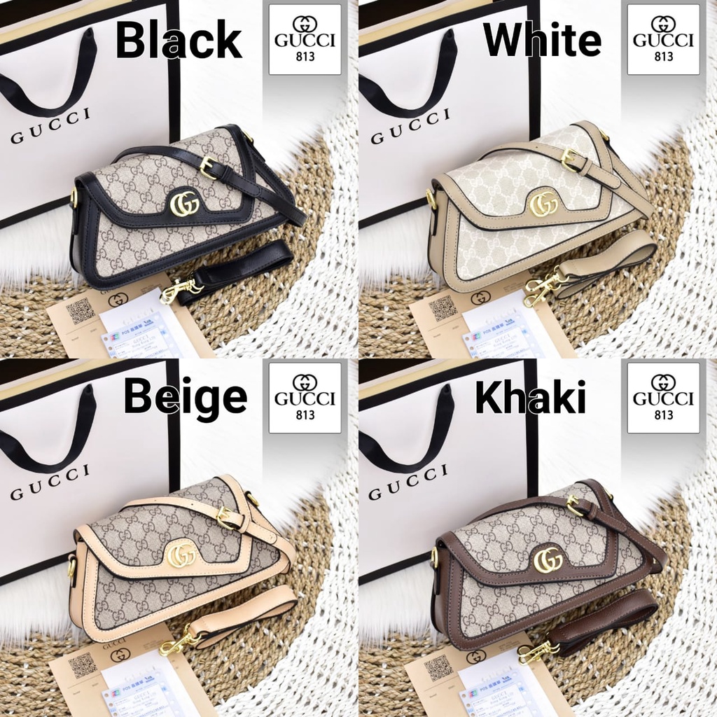 TAS WANITA BATAM IMPORT GUCCI MINI BAG 813 KWALITAS SEMI PREMIUM